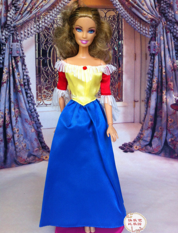 30 centimeter height doll Of Clothing   Princess Dress   full dress   Genuine 6 points bjd    Jenny Wearable