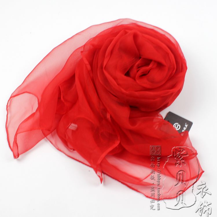 Hangzhou Silk scarf black female Versatile Thin money spring and autumn summer mulberry silk ma'am Shawl real silk have more cash than can be accounted for scarf Solid color