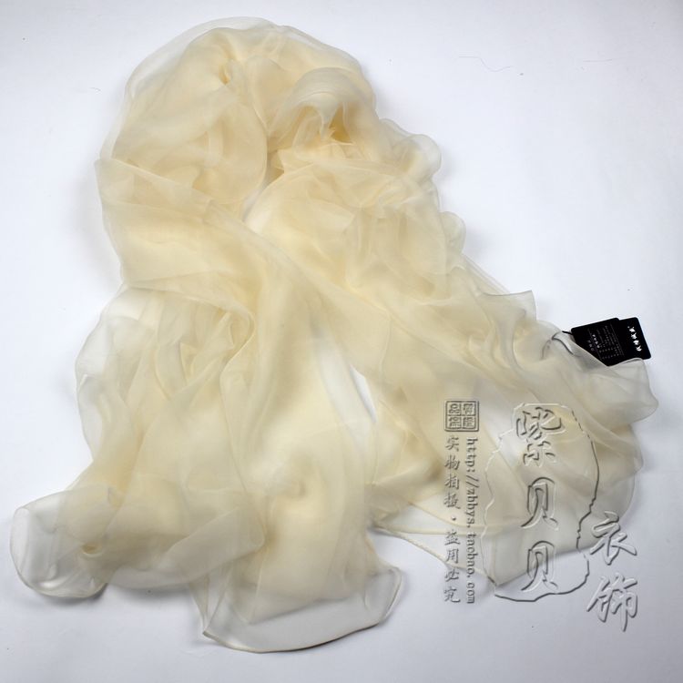 Hangzhou Silk scarf black female Versatile Thin money spring and autumn summer mulberry silk ma'am Shawl real silk have more cash than can be accounted for scarf Solid color