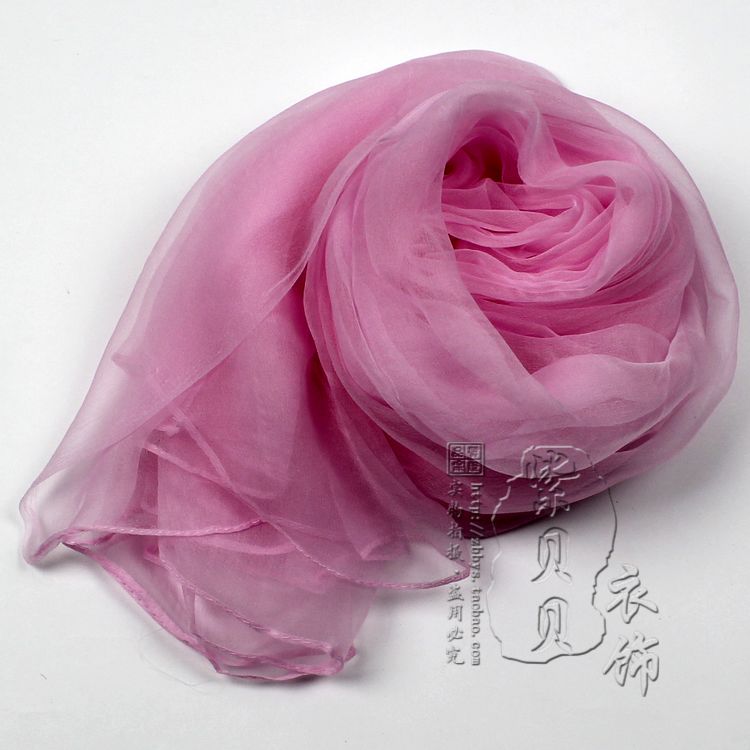 Hangzhou Silk scarf black female Versatile Thin money spring and autumn summer mulberry silk ma'am Shawl real silk have more cash than can be accounted for scarf Solid color